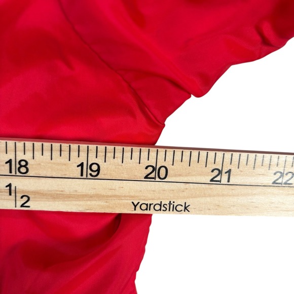 Vintage Budweiser Anheuser Bush A & Eagle Mens Red Windbreaker Jacket Sz M Rare! - Picture 6 of 8